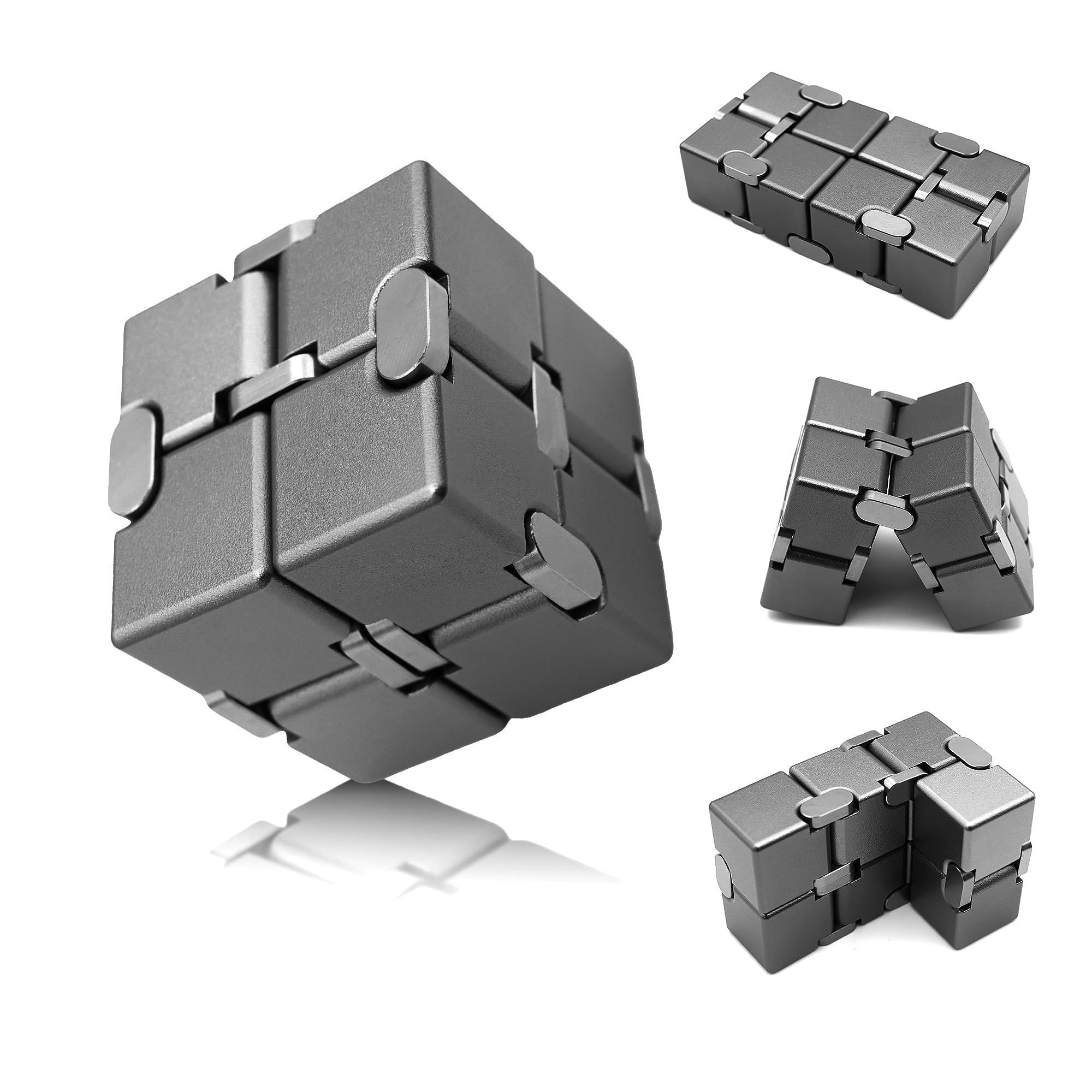 Amazon.com: DOLASEV Metal Infinity Cube, Portable Desk Fidget Toy